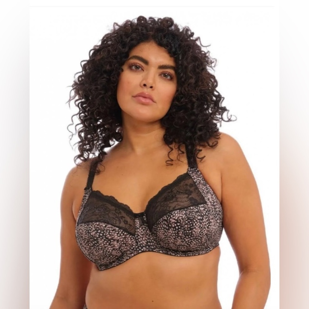 Elomi Morgan Stretch Banded Bra Ebony women’s size 38O
